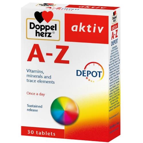 A-Z DEPOT Aktiv Doppel Herz H/30 viên TPCN