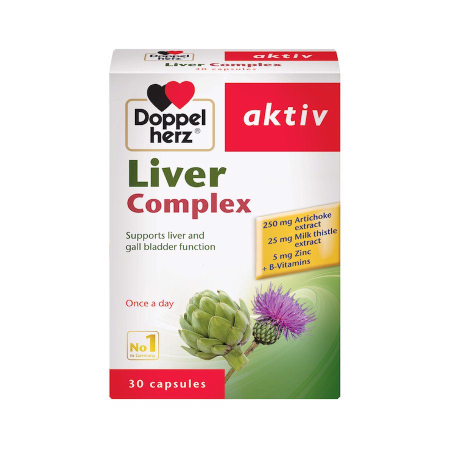 LIVER Complex Doppel Herz Aktiv H/30 viên Hỗ Trợ Tăng Cường Chức Năng Gan